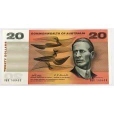 AUSTRALIA 1968 . TWENTY 20  DOLLARS BANKNOTE . PHILLIPS/RANDALL